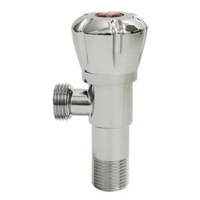 角阀/KJ-08A/SUS201镀铬/皇冠手轮