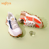 Safiya/索菲娅 2023秋季新品新潮复古拼色运动休闲厚底增高阿甘鞋运动鞋 SF33112141 商品缩略图9