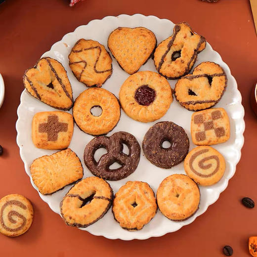 JA巧克力曲奇饼干什锦味500g 商品图1