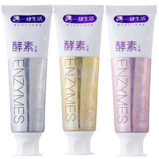 【一肆生活专研酵素美白牙膏益生菌酵素牙膏】一肆生活专研酵素美白牙膏，添加益生菌和酵素成分，能够深入清洁口腔，有效去除牙渍，同时促进口腔健康。 商品图4