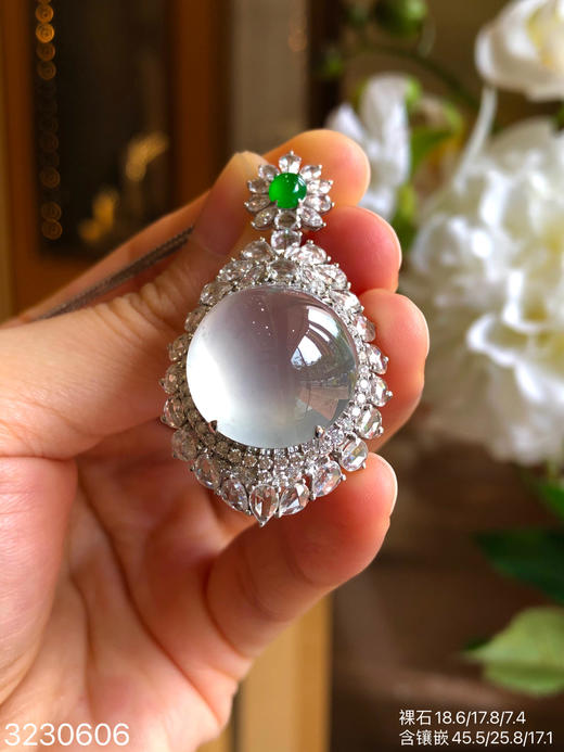 玻璃蛋面吊坠【3230606】具体价格微信咨询 商品图5