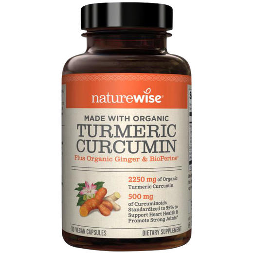 Naturewise牌姜黄素胶囊90粒/180粒 商品图0
