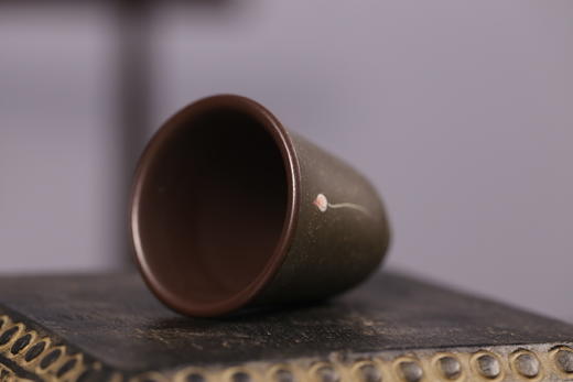 【青山特惠】宜兴原矿 『听雨』天青泥紫砂杯  60cc 商品图3