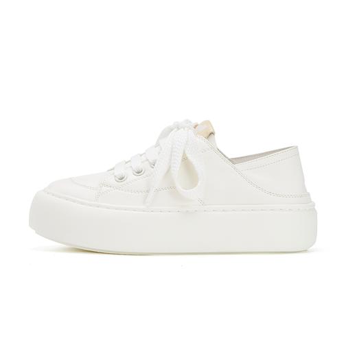 西村名物2023秋季新款时尚休闲鞋小白鞋X23CM33761 商品图7