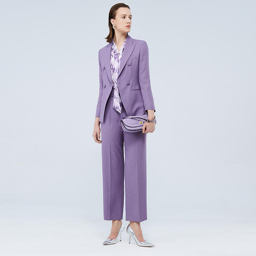 EITIE爱特爱秋季新款通勤干练百搭西装裤女7505205 商品图1