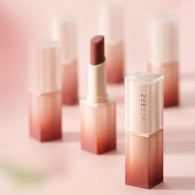 [口红]【69.9任选3件 | 单笔满3件送水桶包+折叠墨镜+收纳盒】ZEESEA滋色绒雾柔纱唇膏3g