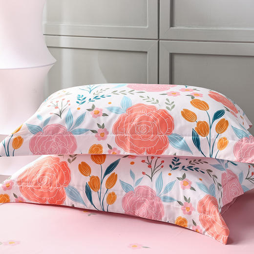 多喜爱 全棉新疆棉清新花卉四件套 绿嘢/柠熙/春日狂想曲hlcs 商品图6