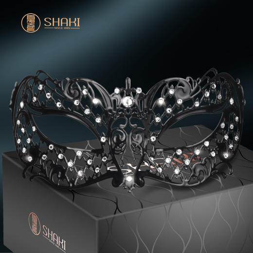 夏奇面具情趣露鼻浪漫蕾丝女半脸舞会性感黑色眼罩道具成人面具 商品图2