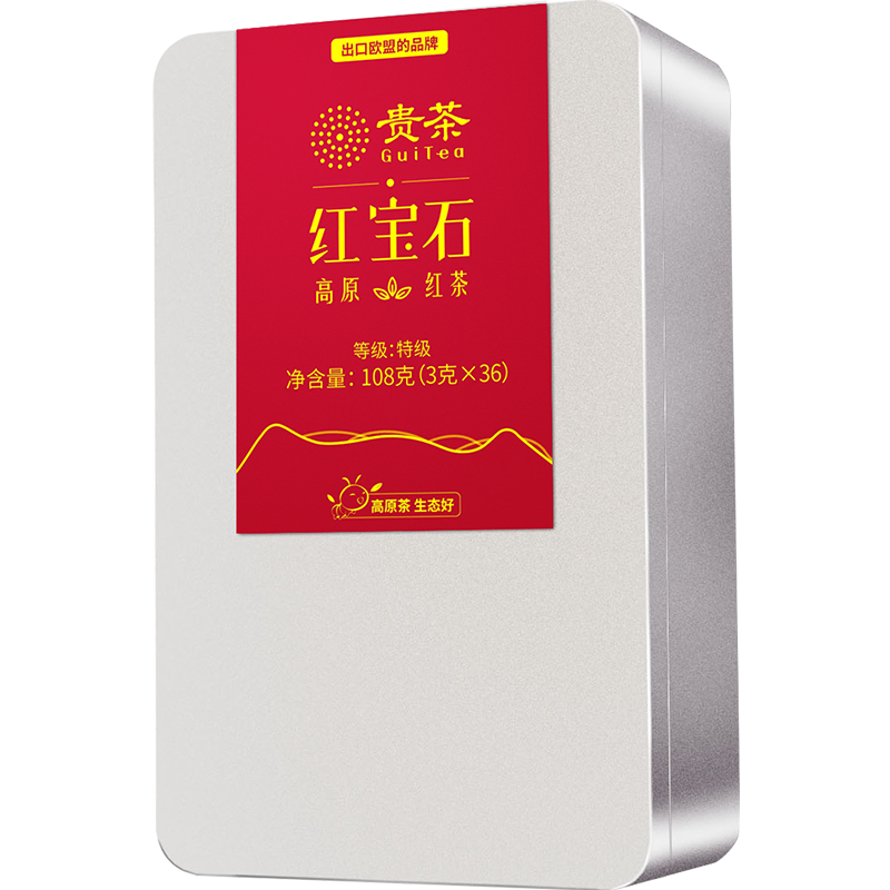 贵茶红宝石特级红茶108g(3g*36)