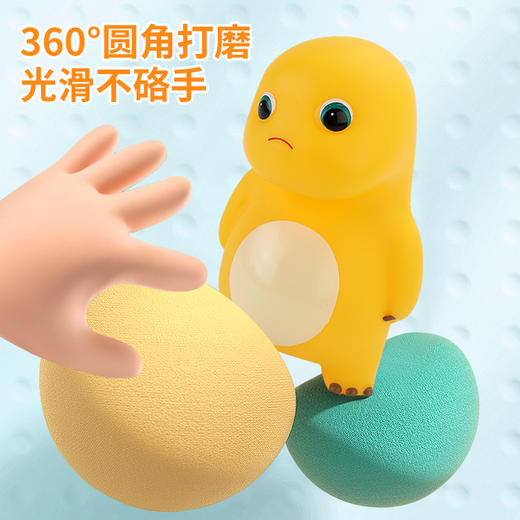 【沐浴好伴侣 让宝宝爱上洗澡】正版奶龙戏水玩具  宝宝洗澡沐浴好伴侣 正版公仔 软胶材质 可反复按压  挤压不变形 商品图4