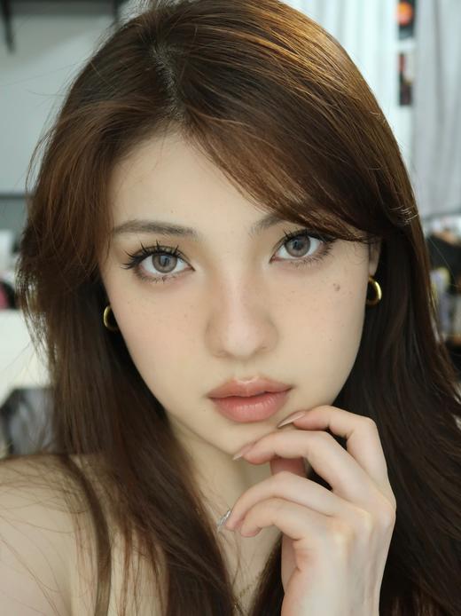 hushlens 年抛 曼哈顿褐 直径14.2mm着色13.4mm 商品图3