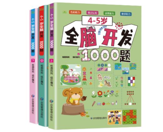 全脑开发700题全套3册幼儿益智书籍思维训练练习册宝宝全脑开发大书儿童全脑潜能开发全书全脑训练书全脑开发全套教具游戏书 商品图5