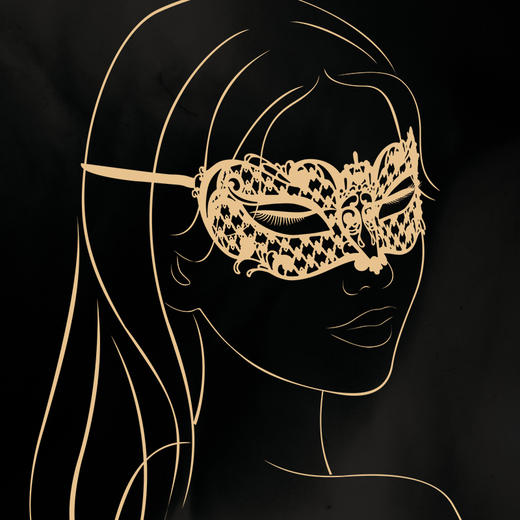 夏奇面具情趣露鼻浪漫蕾丝女半脸舞会性感黑色眼罩道具成人面具 商品图3