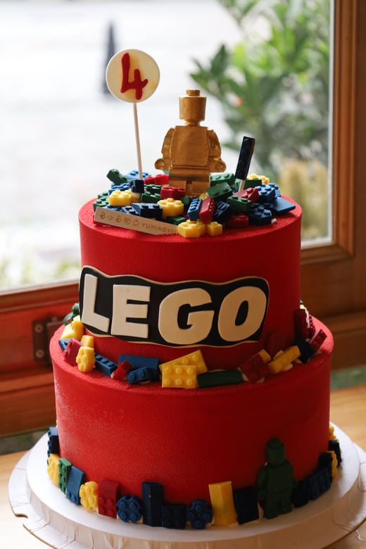 红色主题乐高蛋糕 商品图7