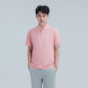 HX 夏季翻领短袖T恤POLO杉桑蚕丝Y102320277101/02/03