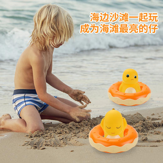 【沐浴好伴侣 让宝宝爱上洗澡】正版奶龙戏水玩具  宝宝洗澡沐浴好伴侣 正版公仔 软胶材质 可反复按压  挤压不变形 商品图3