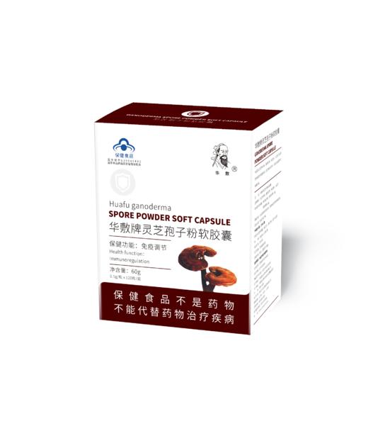 灵芝孢子粉软胶囊 0.5g/粒 × 120粒/盒 商品图1