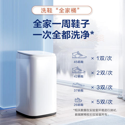 以旧换新-海尔5公斤洗鞋机全自动升级匀刷 一键洗鞋可脱水鞋帮鞋面全刷净HP电离除菌BB洗鞋机母婴呵护HQD1-TB278 商品图6