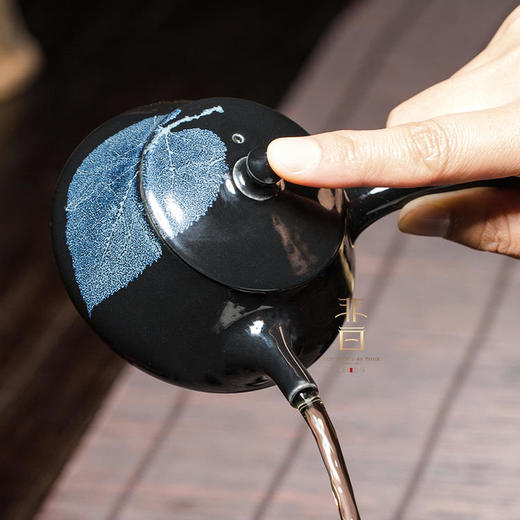 非白造物丨冰蓝木叶天目盏 斗笠杯 禅定杯 茶盏 主人杯 品茗杯 茶杯 建盏 壶承 杯垫 茶壶 多款可选 商品图7