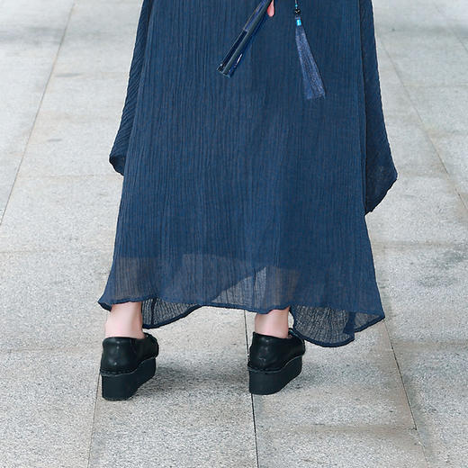 待春晖牛皮绣花厚底鞋/现货 商品图3