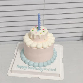4+2英寸马卡龙色ins风小蛋糕（百分百进口动物奶油）