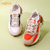 Safiya/索菲娅 2023秋季新品新潮复古拼色运动休闲厚底增高阿甘鞋运动鞋 SF33112141 商品缩略图0