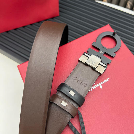 夏季特惠💰350 菲拉格慕男士腰带 精品铜扣 带身宽3.4cm 款式大方 上身效果时尚 码数可以裁剪 商品图5