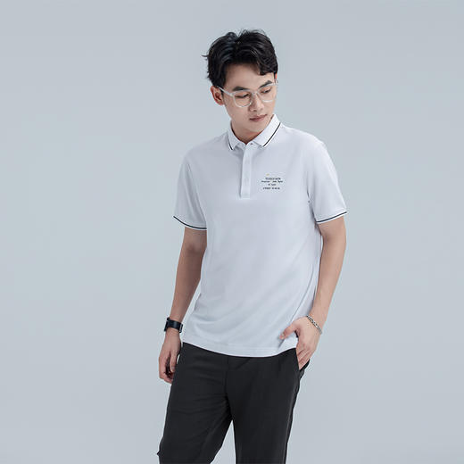 HX 夏季翻领短袖T恤POLO杉Y102320287101/02 商品图1