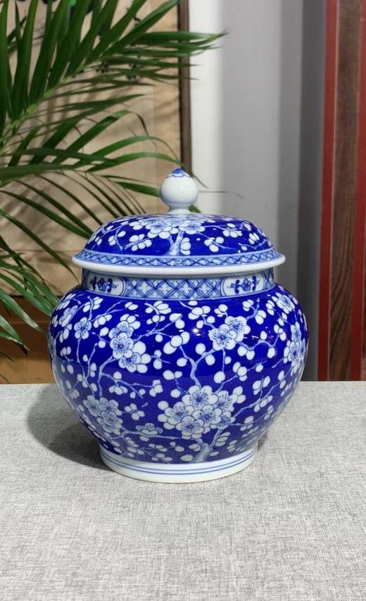 柴窑冰梅茶叶罐 商品图0
