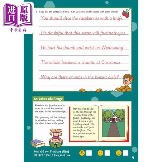 预售 【中商原版】New Handwriting Activity Book for Ages 9-10 (Year 5) 9-10岁书写活动练习册（五年级） 英文原版 小学教辅 商品图3