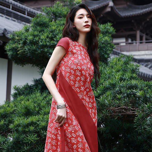 落霞散绮连衣裙/现货 商品图0