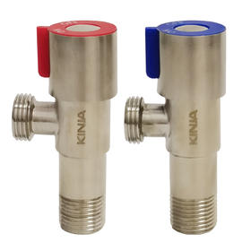 角阀/KJ-07/SUS201拉丝/红蓝手轮