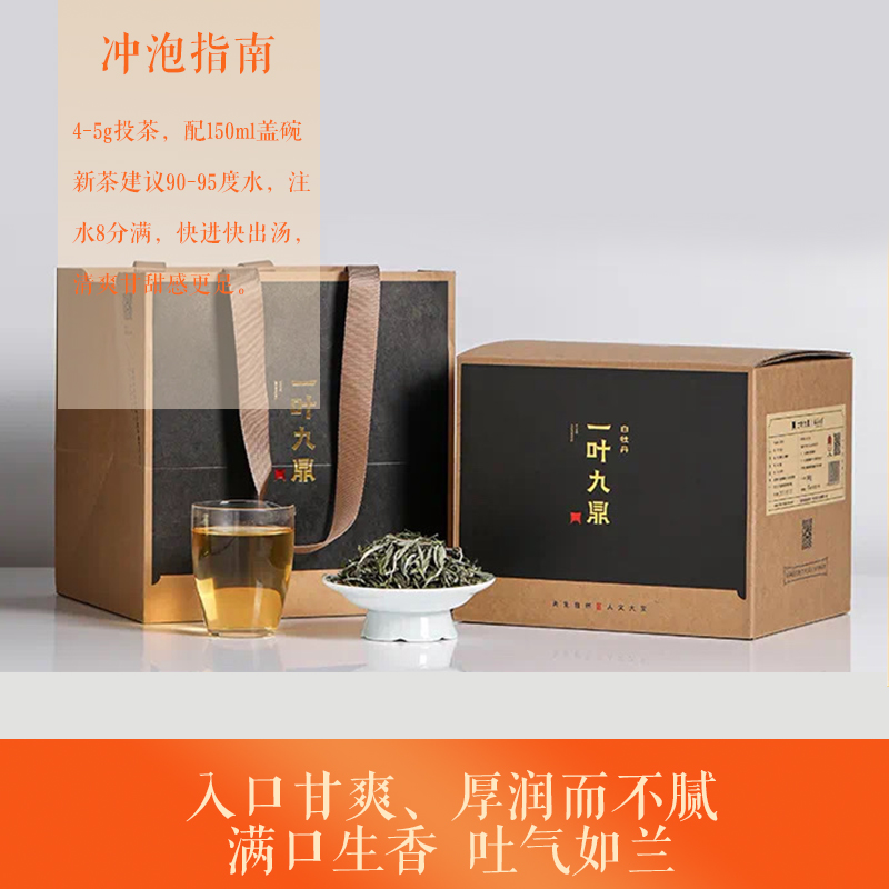 福鼎白茶丨2023年一叶九鼎  竹韵牡丹 500g