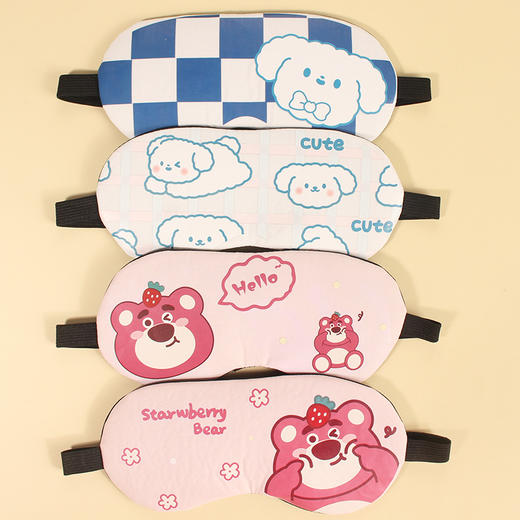 【卡通眼罩睡眠遮光冰敷眼罩独立装】可爱学生冰袋眼疲劳护眼眼罩，冰凉敷在疲惫的眼上，隔绝光线，遮盖尘埃。卡通眼罩睡眠遮光，可爱如儿时梦境，护眼一整夜。 商品图2