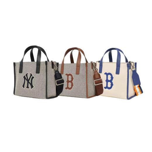 MLB 男女托特包手提包单肩经典休闲挎包通勤包潮夏季 商品图0