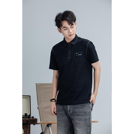 HX 夏季翻领短袖T恤S102320870101/02POLO杉 商品图1