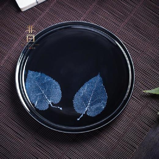 非白造物丨冰蓝木叶天目盏 斗笠杯 禅定杯 茶盏 主人杯 品茗杯 茶杯 建盏 壶承 杯垫 茶壶 多款可选 商品图4