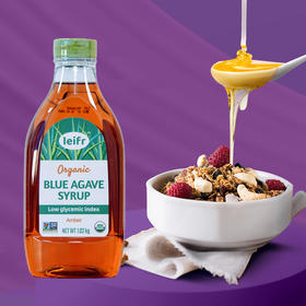 leifr有机龙舌兰糖浆 有机代糖 非转基因 无麸质 无添加 甜品咖啡必备 墨西哥进口 保税仓直发 1.02KG/瓶 |百里食