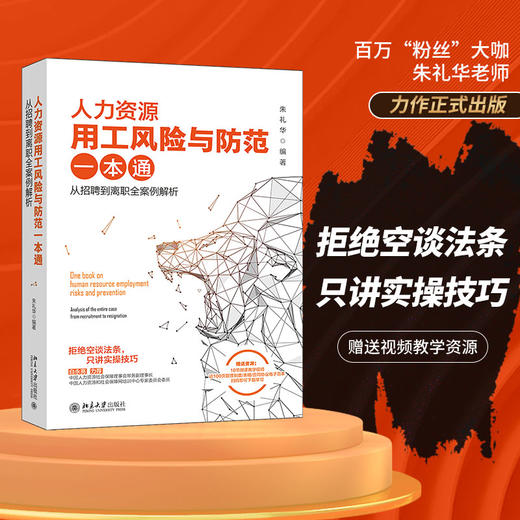 人力资源用工风险与防范一本通 ：从招聘到离职全案例解析 朱礼华 北京大学出版社 商品图1