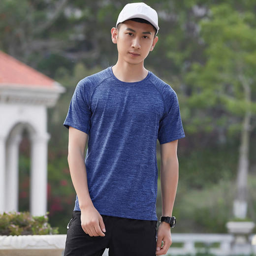 【新款DNY】大依优型大码冰丝速干短袖T恤薄款透气男加肥加大夏季上衣半袖 商品图1