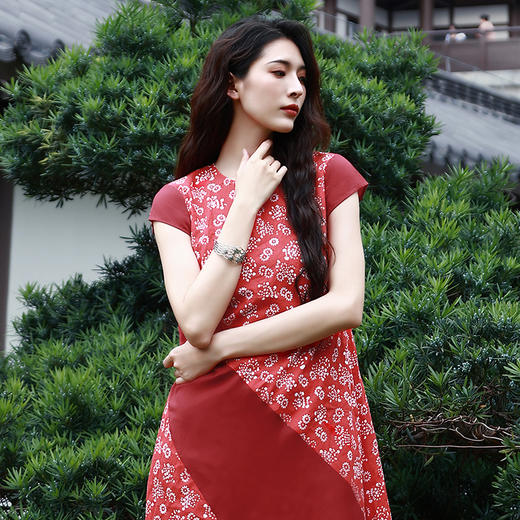 落霞散绮连衣裙/现货 商品图1