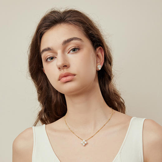 ARSIS｜纯真年代系列 纯真年代三叶草耳钉 商品图1