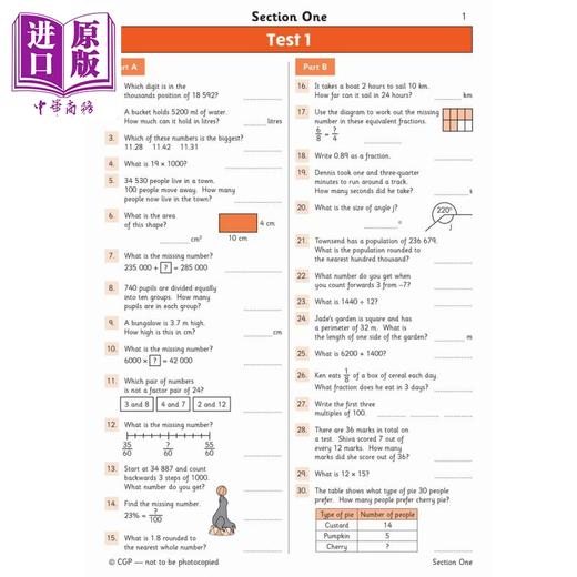 预售 【中商原版】New KS2 Maths Year 5 Mental Arithmetic Targeted Q KS2数学五年级心算目标题集练习册 含在线答案和音频测试 商品图2