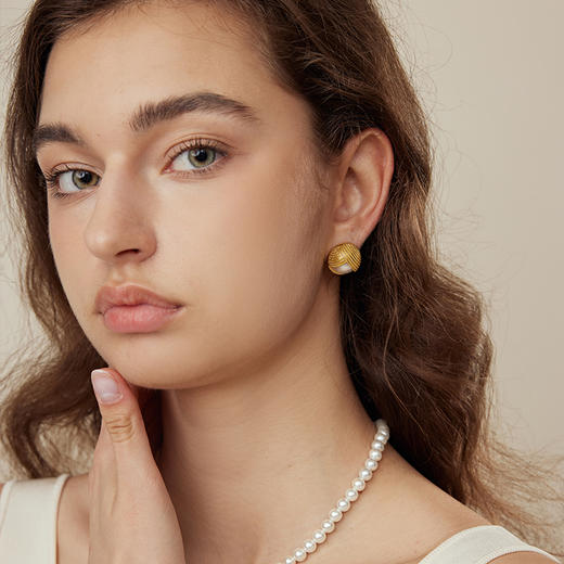 ARSIS 丨 纯真年代系列 鎏金耳钉 商品图6