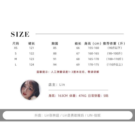 清仓捡漏  LIN CHAO ZHANG 【无关风月】【雨打芭蕉】水墨画连衣裙 商品图3