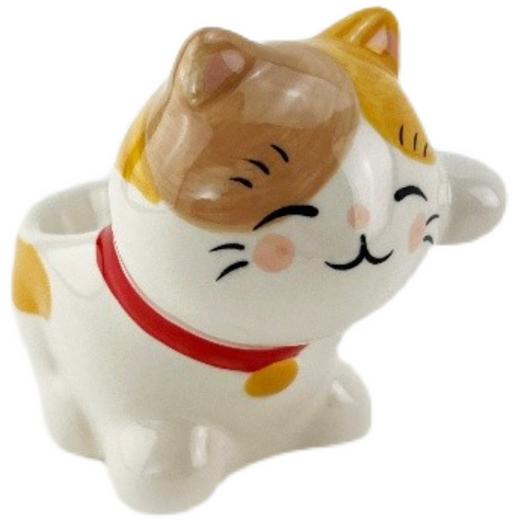 泰国进口儿童陶瓷餐具卡通立体招财猫水杯马克杯饭碗盘 商品图4