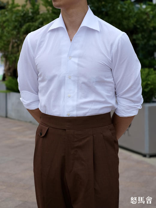 Merino Brothers 67%埃及棉33%亚麻混织意式工艺衬衫（10色可选） 商品图2