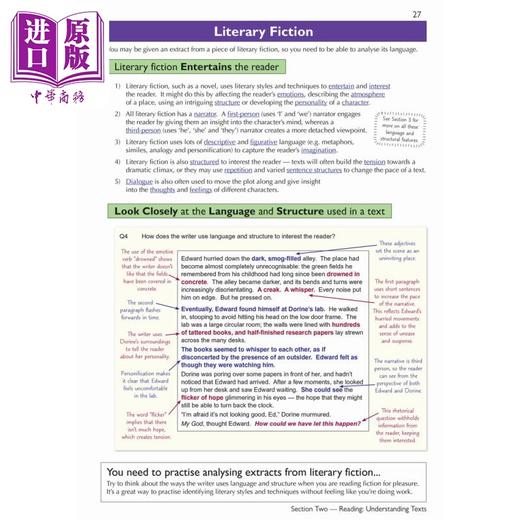 【中商原版】New Edexcel International GCSE English Language: Complete Rev爱德思IGCSE英语语言完整的复习和练习含在线版 商品图4