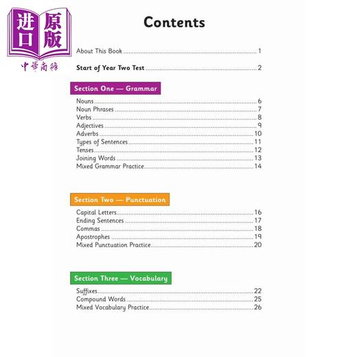 【中商原版】New KS1 English Year 2 Targeted Question Book KS1英语二年级目标题集练习册 英文原版进口 小学教辅参考书 商品图1