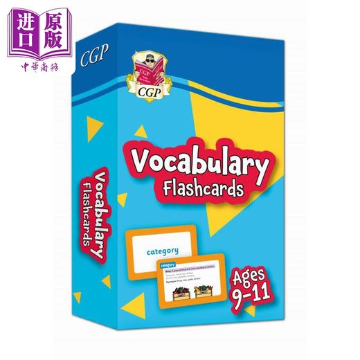 【中商原版】Vocabulary Flashcards for Ages 9-11 9-11岁单词卡片 英文原版进口 小学教辅参考书工具书英语单词卡片英语学习 商品图0